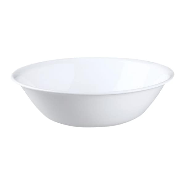 Corelle Corelle Livingware 64 oz Winter Frost Glass Winter Frost White Serving Bowl 10.37 in. D 1 pk 6020977 - main